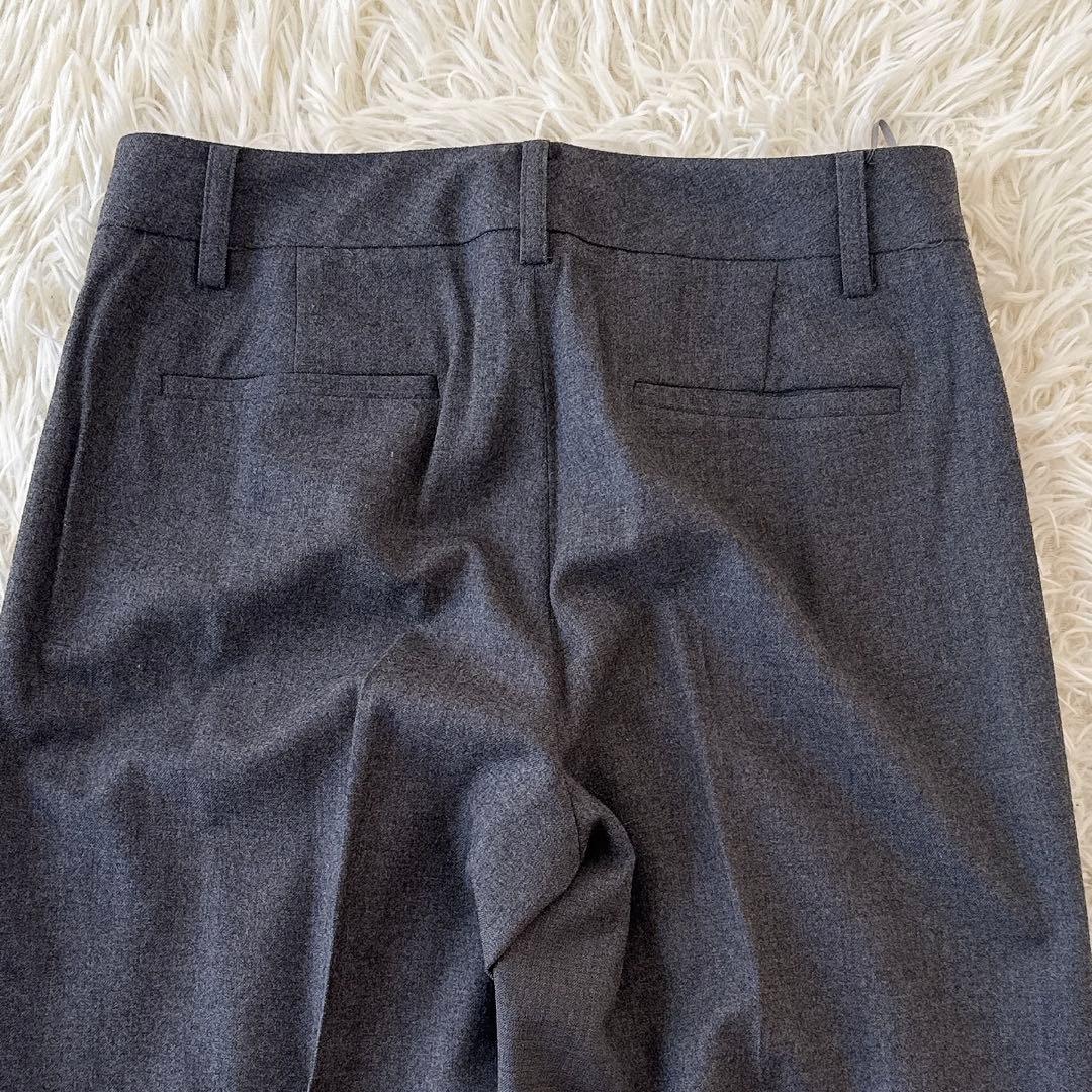 セオリーリュクス✨SAXONYノーカラージャケット パンツ セットアップ グレー