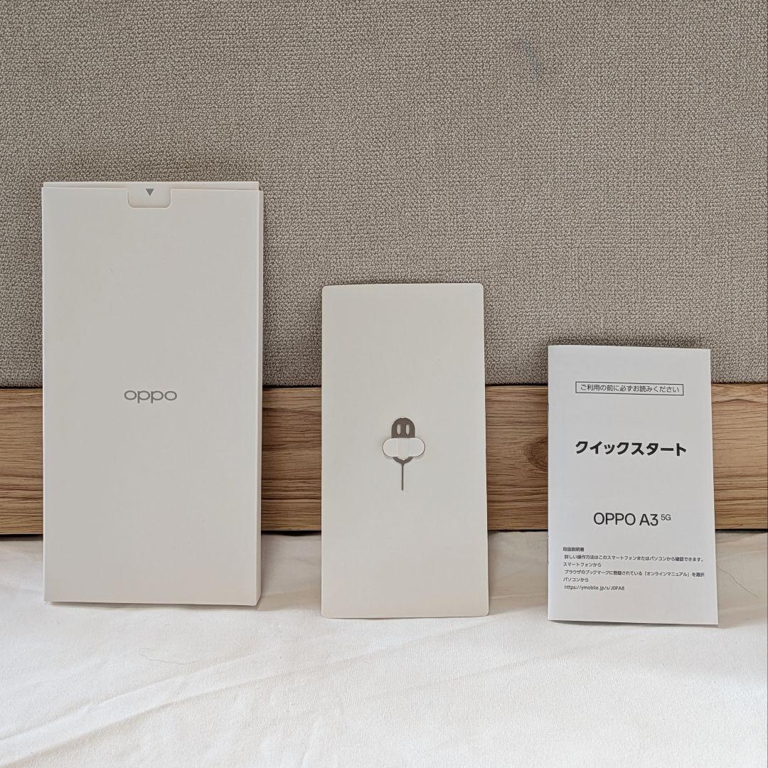 OPPO A3 5G ブラック ソフトバンク