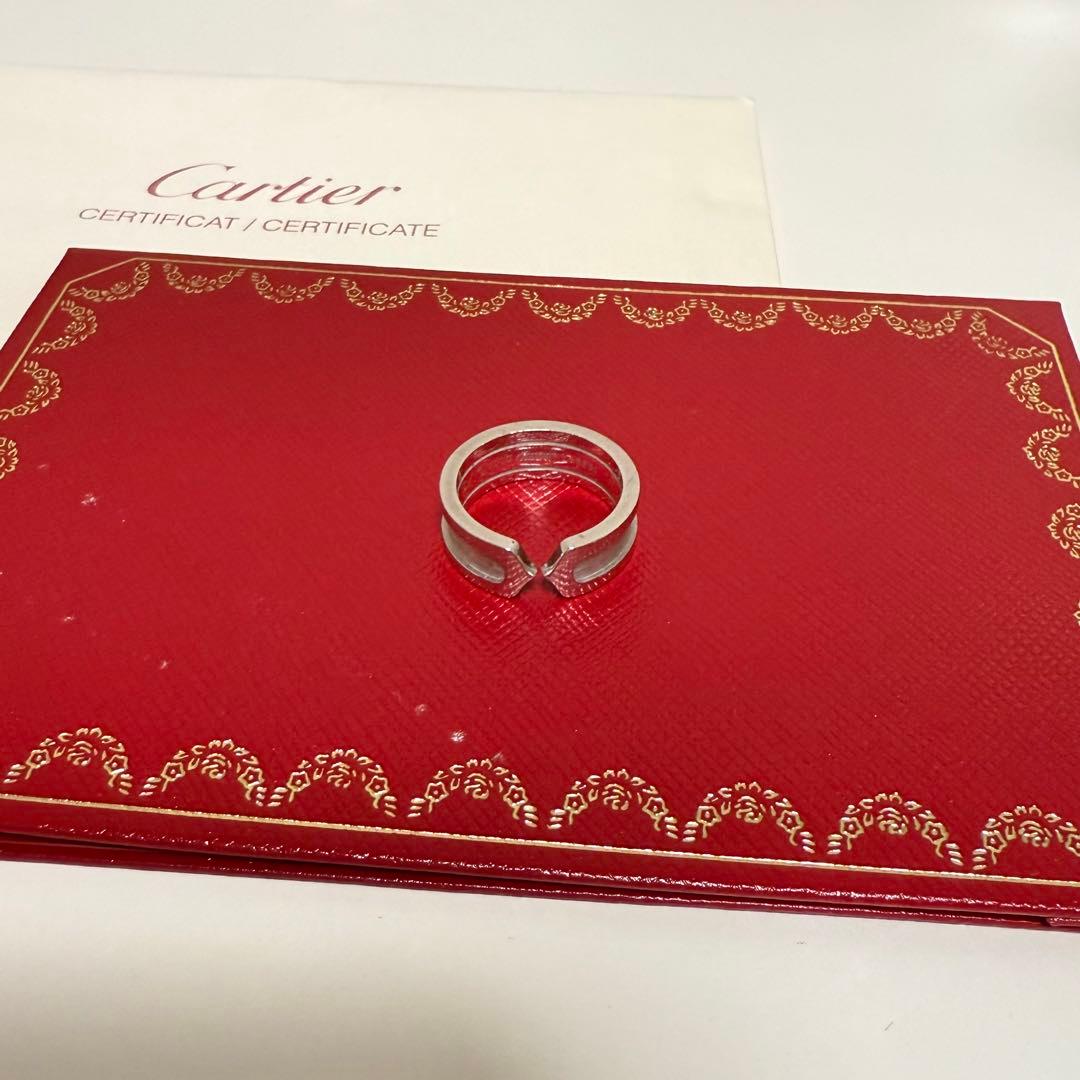【美品/証明書付】Cartier カルティエ C2リング ホワイトゴールド