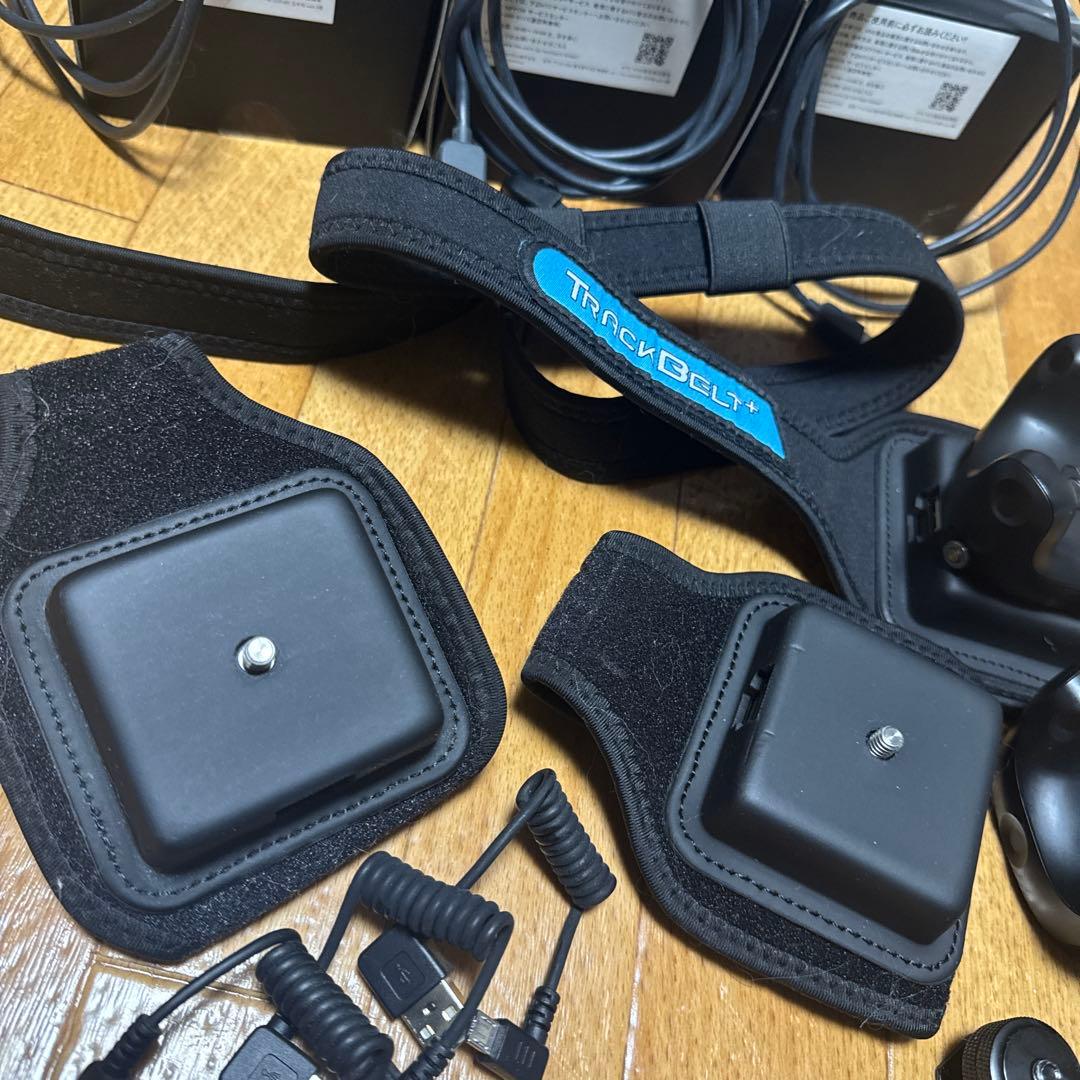 Vive tracker 3.0×3個セット＋バッテリー付きベルト3点とおまけ