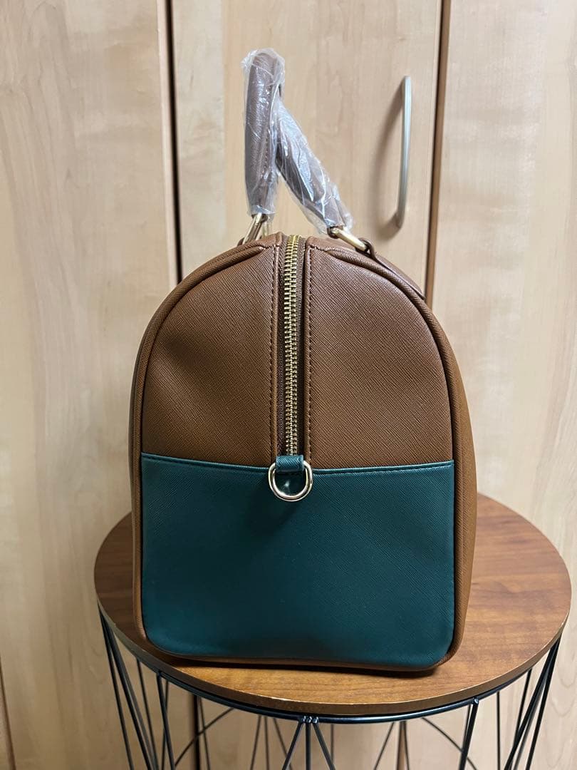 BTSテヒョン（V）ブラウン 合成皮革 ボストンバック