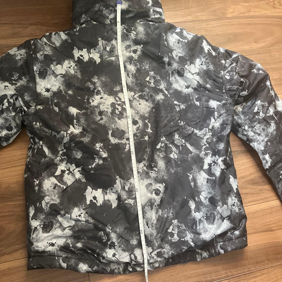 スキースノーボードウェア ブラック/ホワイト迷彩　M