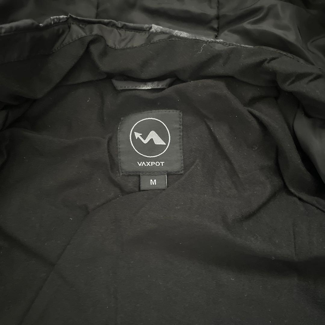 スキースノーボードウェア ブラック/ホワイト迷彩　M