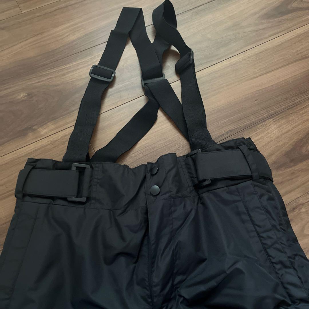 スキースノーボードウェア ブラック/ホワイト迷彩　M