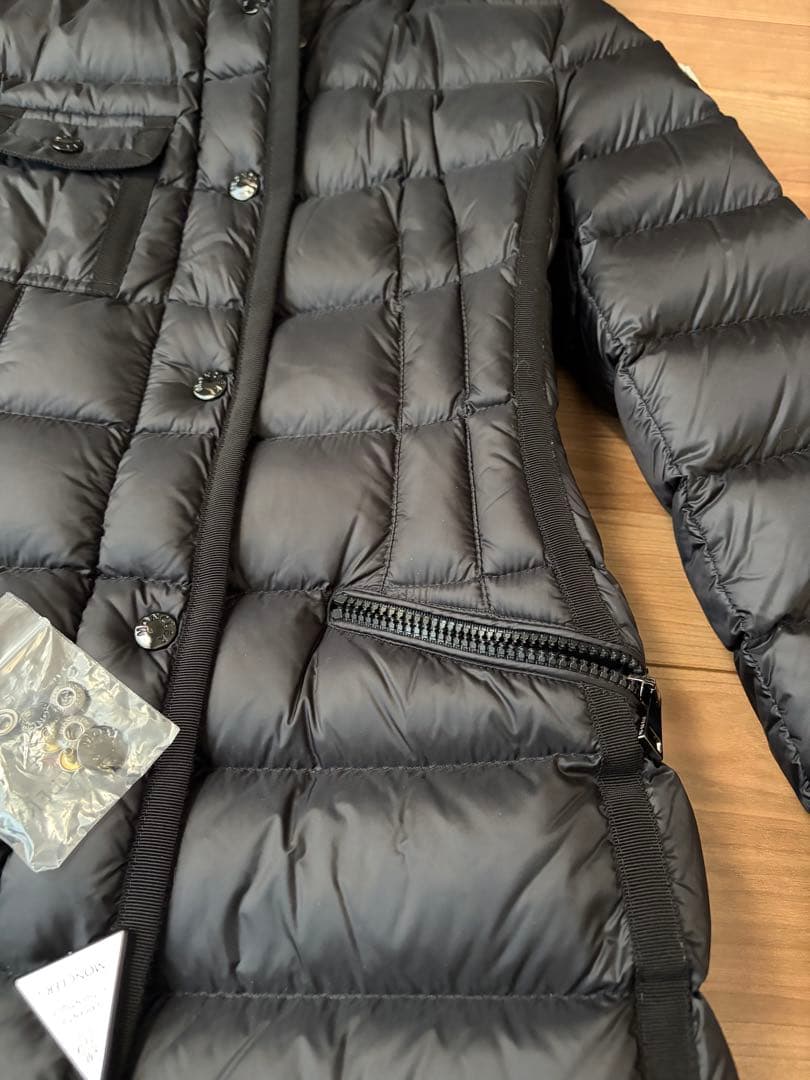MONCLER エルミファー モンクレール エルミンヌ 黒 0 ダウン コート