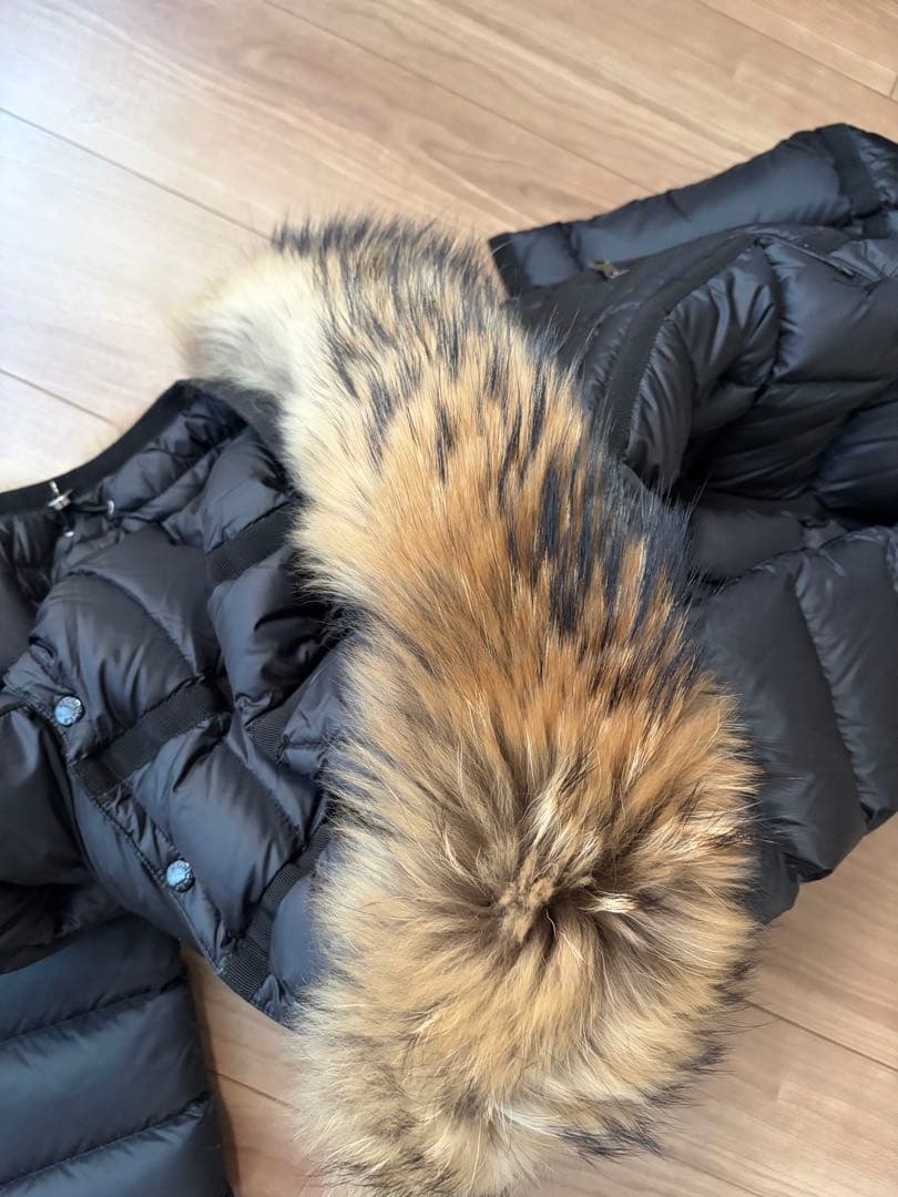 MONCLER エルミファー モンクレール エルミンヌ 黒 0 ダウン コート