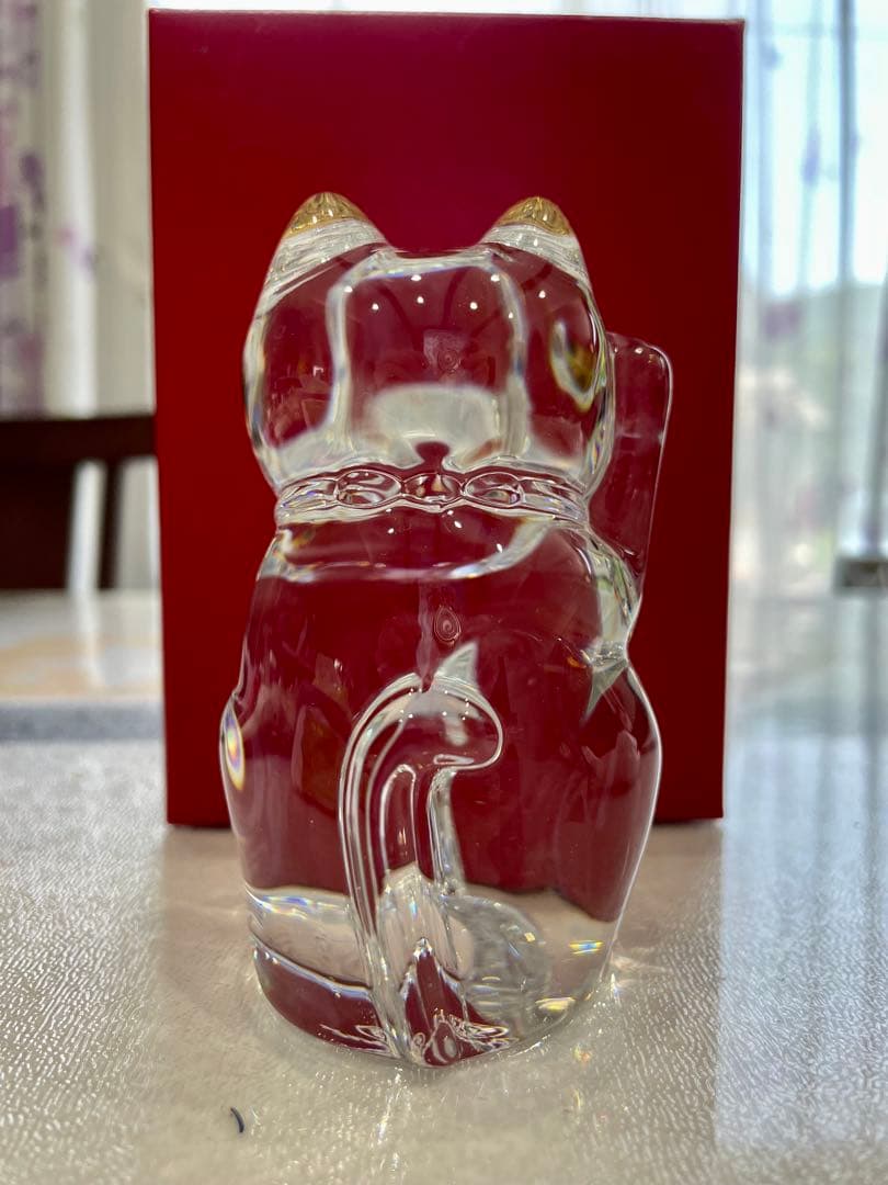 Baccarat ガラス製招き猫