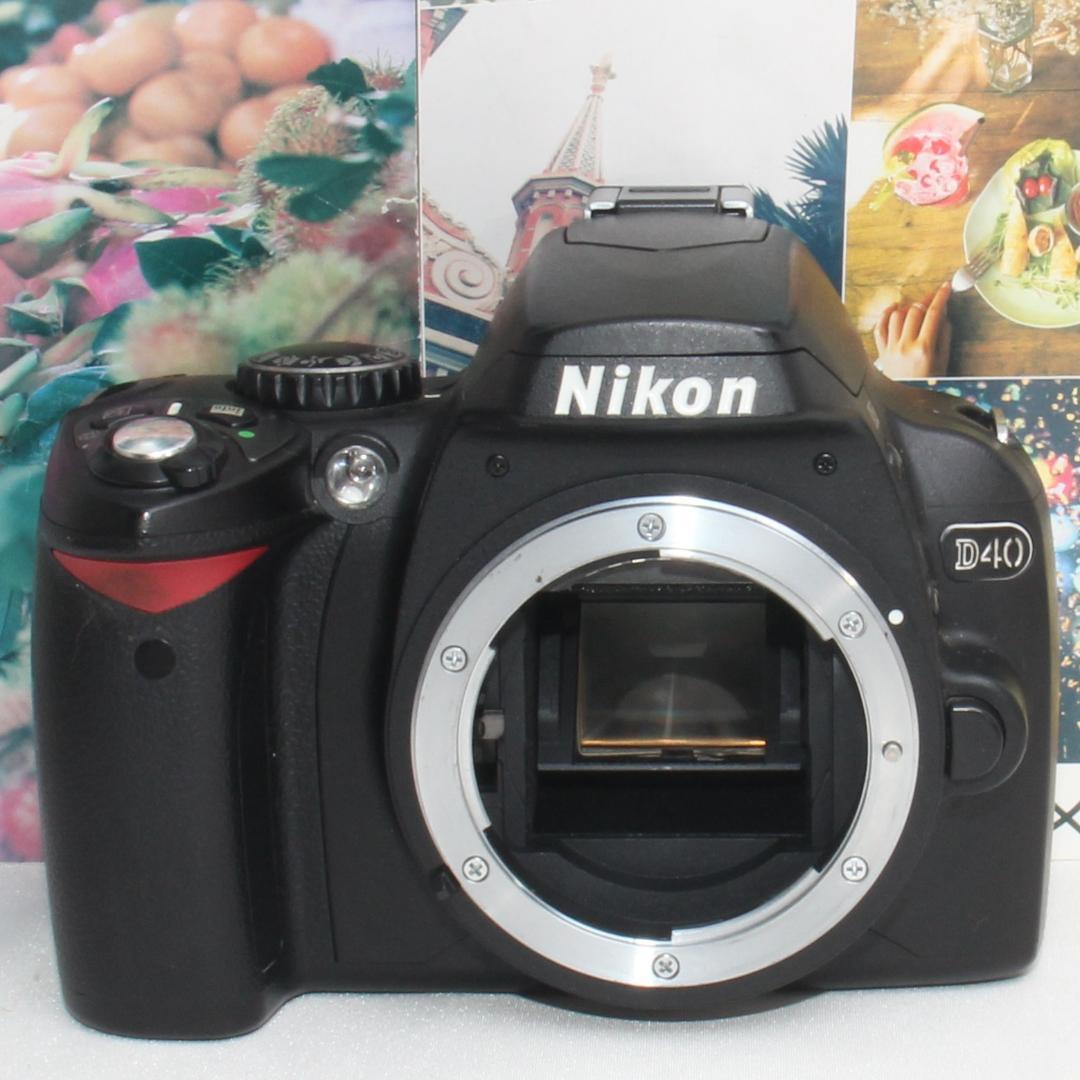 ⭐️新品バッグ付き⭐️❤️軽量コンパクトで簡単操作❤️ニコン D40❤️