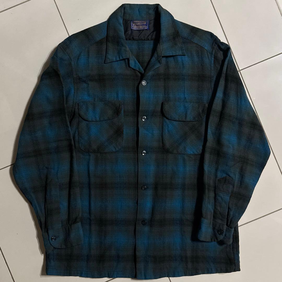 50's PENDLETON ボードシャツ フランネル オンブレ スペシャル