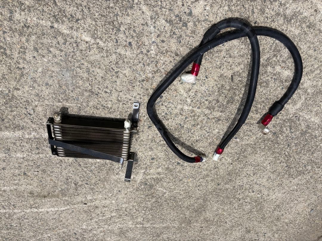 RX8前期用　RE雨宮追加オイルクーラー 使用わずか