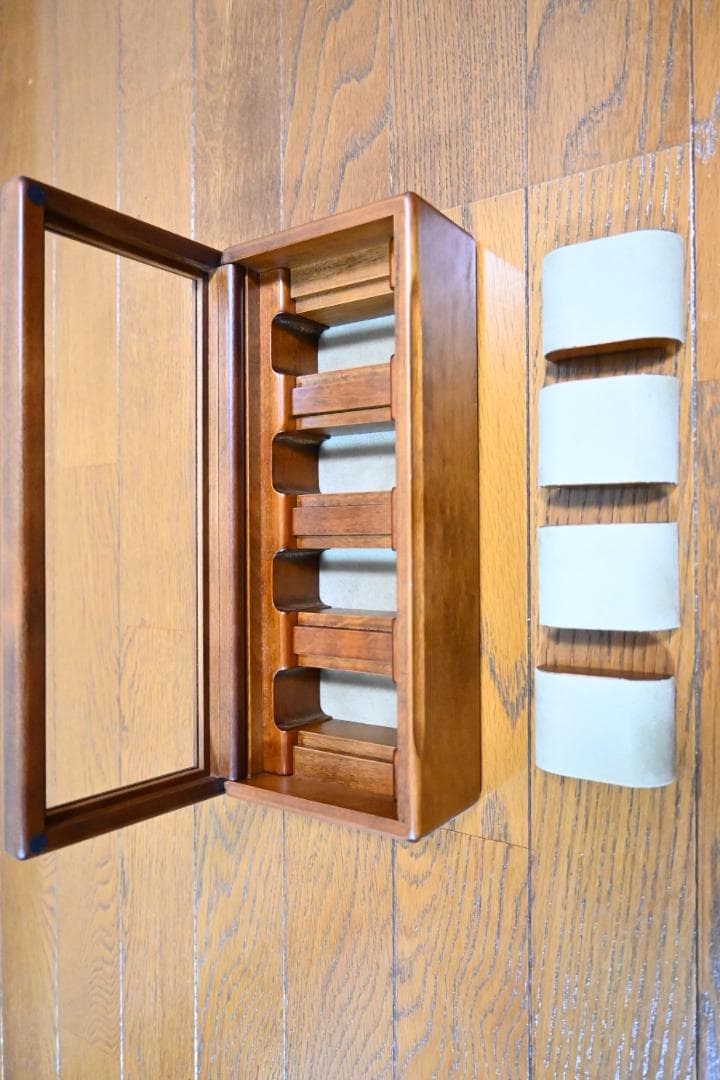 豊岡クラフト ウォッチボックス 箱付 4本収納 ほぼ新品 No.2