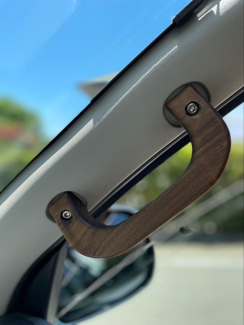 ハイエース用アシストグリップ(ホワイトオーク)5個セット