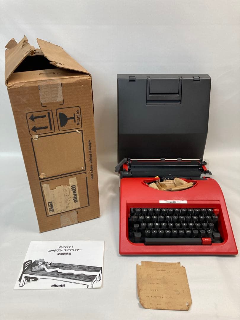 olivetti 112 オリベッティ　タイプライター　新品未使用品