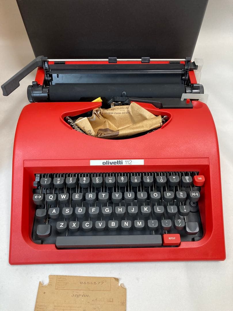 olivetti 112 オリベッティ　タイプライター　新品未使用品