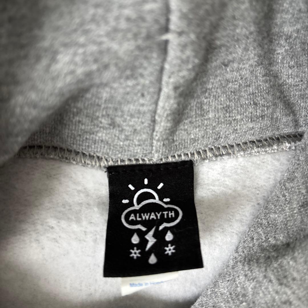 ALWAYTH wake コラボ スウェット セットアップ グレー