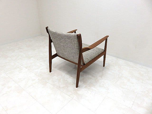 展示品 リッツウェル クロード1601 ウォールナット無垢材 イージーチェア