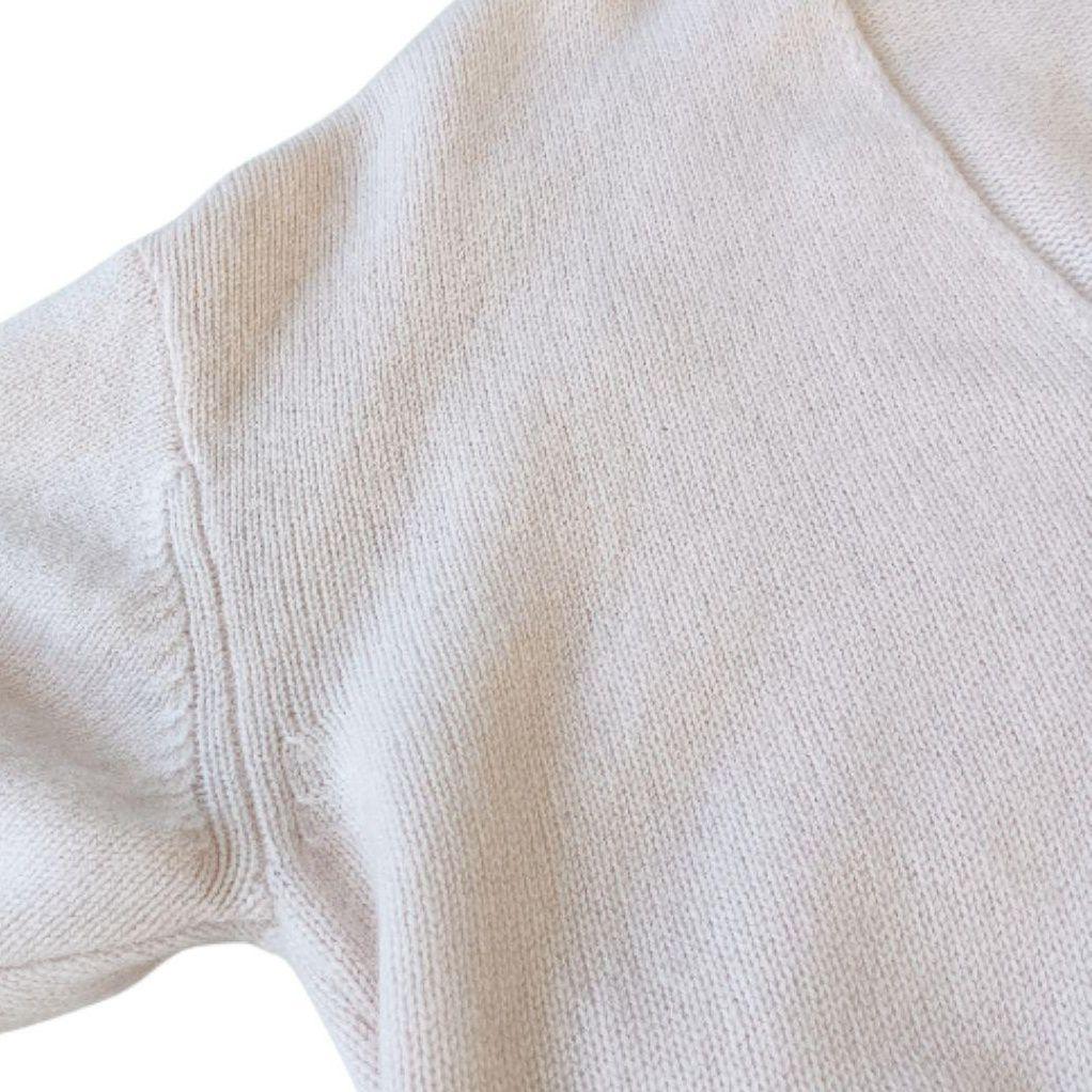 【ハウスオブロータス】定価5.2万 カシミヤVネックチュニックニット ピンク М