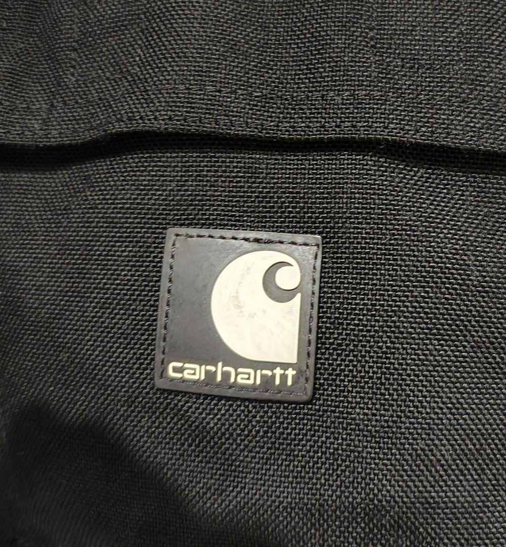 【美品】Carhartt トラディショナルジャケット 黒×茶コーデュロイ襟