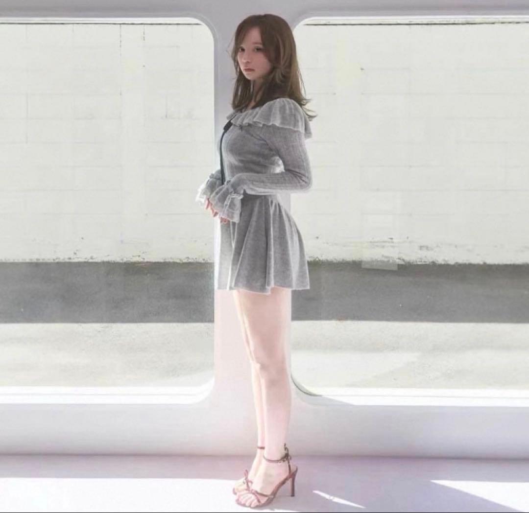 ワンピース ANDMARY Hana knit mini dress