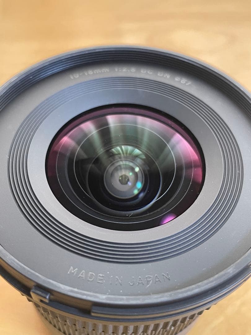 SIGMA 10-18mm F1:2.8 DC DN レンズ　富士Xマウント