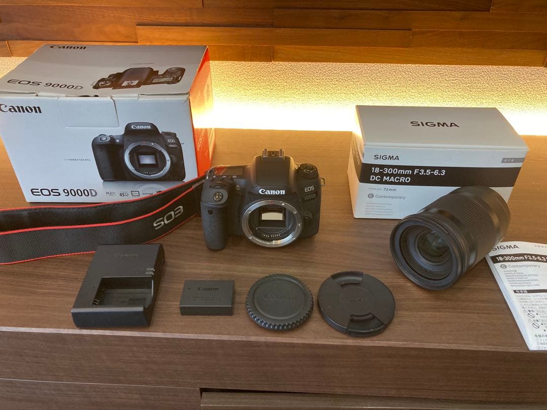 canon EOS9000D SIGMA レンズ(18-300mm)