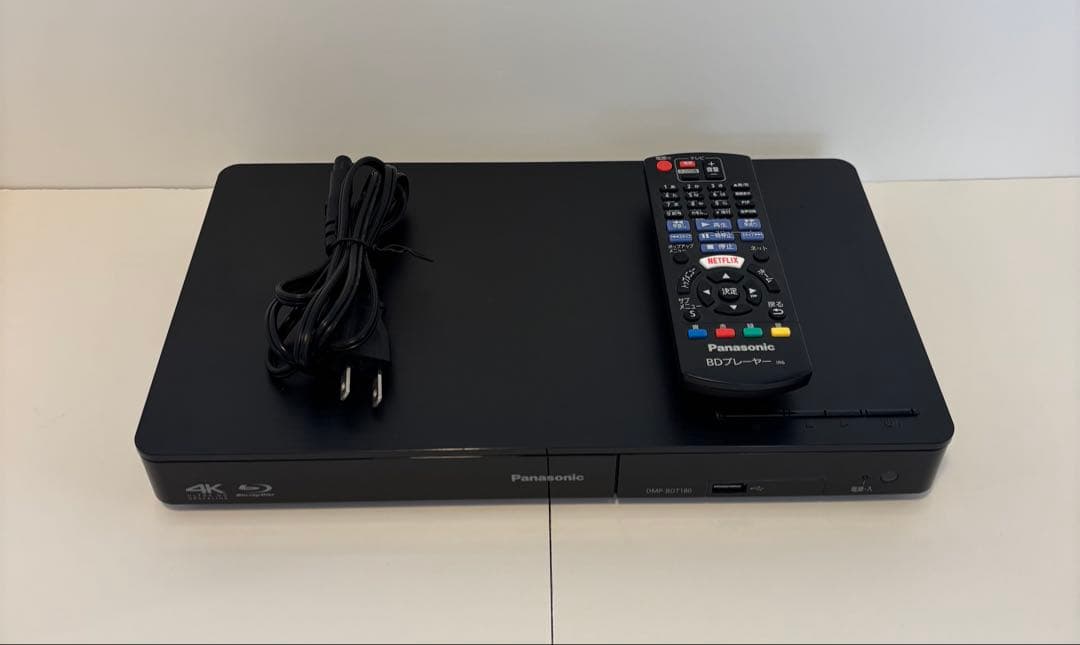 Panasonic 4K ブルーレイプレーヤー DMP-BDT180