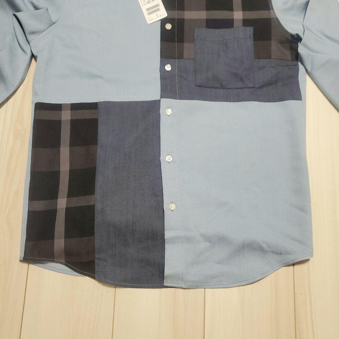 【新品・未使用】ブラックレーベル クレストブリッジ シャツ 薄青 M