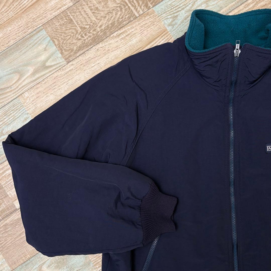 USA製 LANSEND ランズエンド ウォームアップジャケット ネイビー M