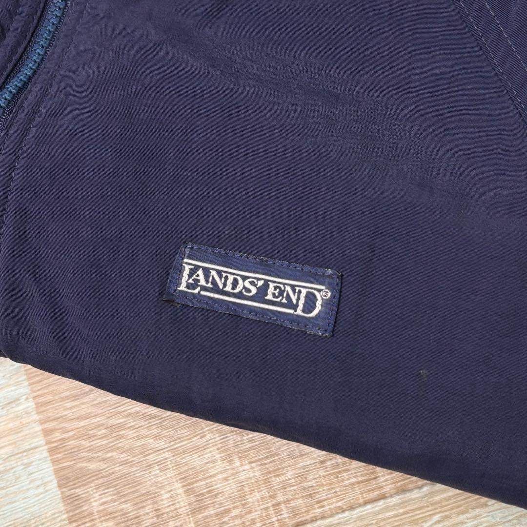 USA製 LANSEND ランズエンド ウォームアップジャケット ネイビー M