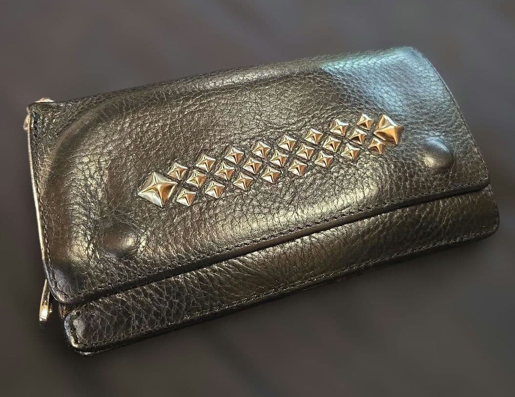 calee　キャリー　スタッズレザーウォレット　財布　長財布