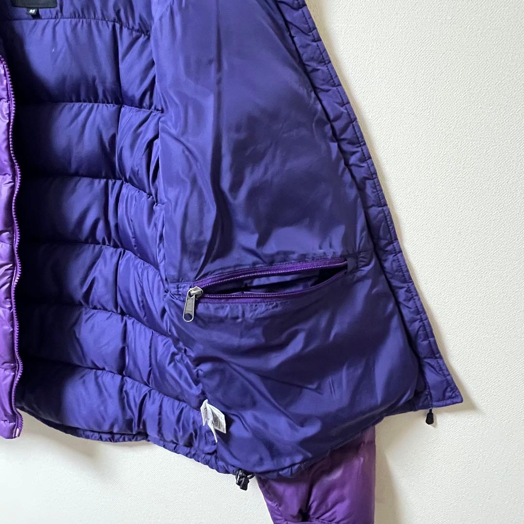 【美品】THE NORTH FACE ダウンジャケット 700フィル XL 紫