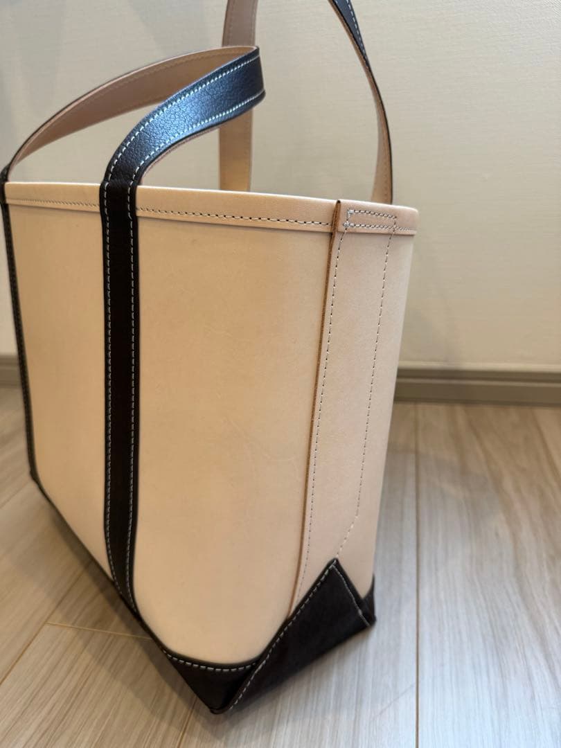 2nd × 天野宝国　ヌメレザートート★未使用品★