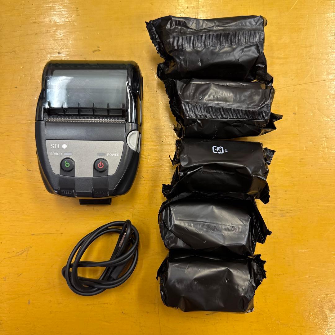 SEIKOセイコー SII MP-B20サーマルプリンター 感熱ロール紙５巻付