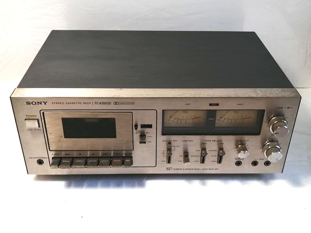 ジャンク　SONY　ソニー　ステレオカセットデッキ　TC-4300SD