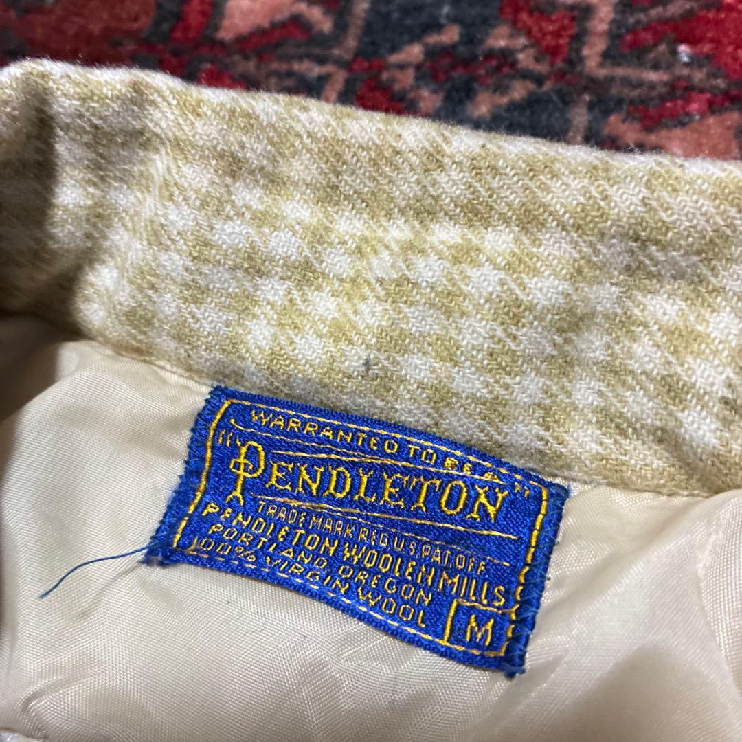 好配色 60S 70S USA製 PENDLETON シップボードシャツ M