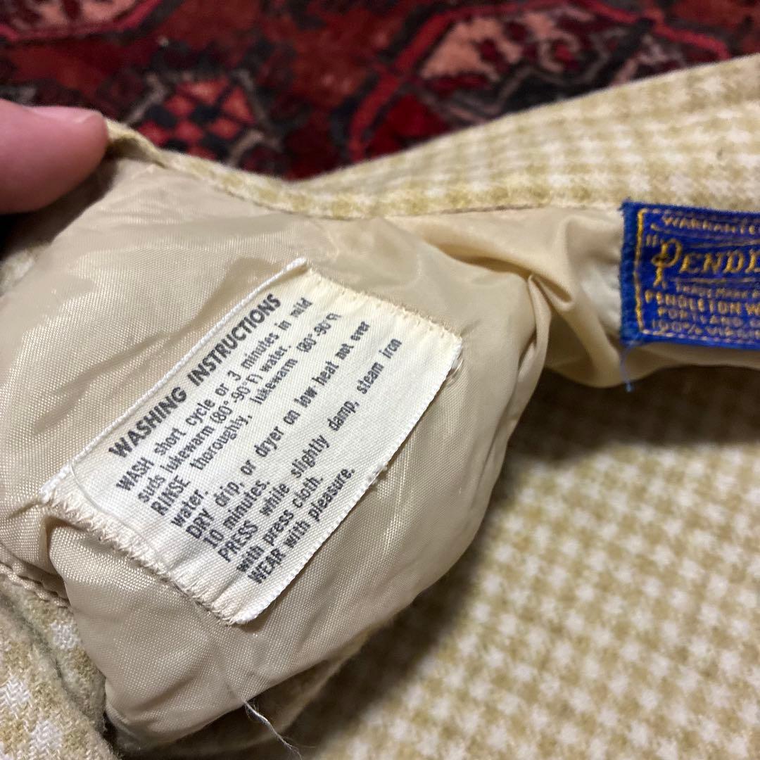 好配色 60S 70S USA製 PENDLETON シップボードシャツ M