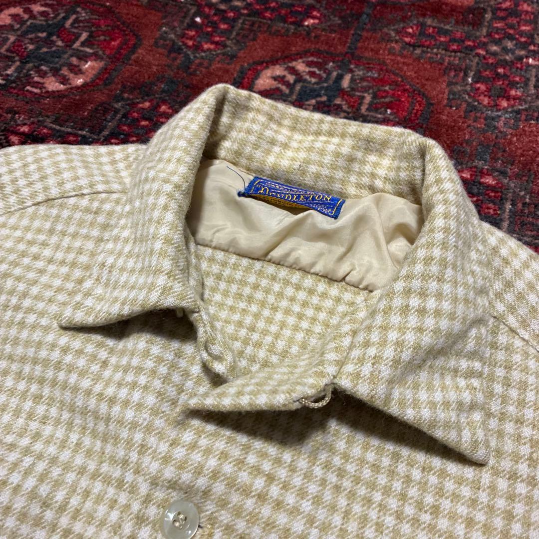 好配色 60S 70S USA製 PENDLETON シップボードシャツ M