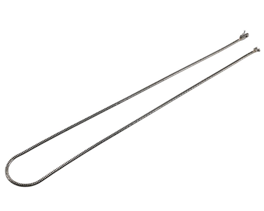 Pt850喜平ネックレス6面ダブル11g50cm造幣局検定マーク刻印入