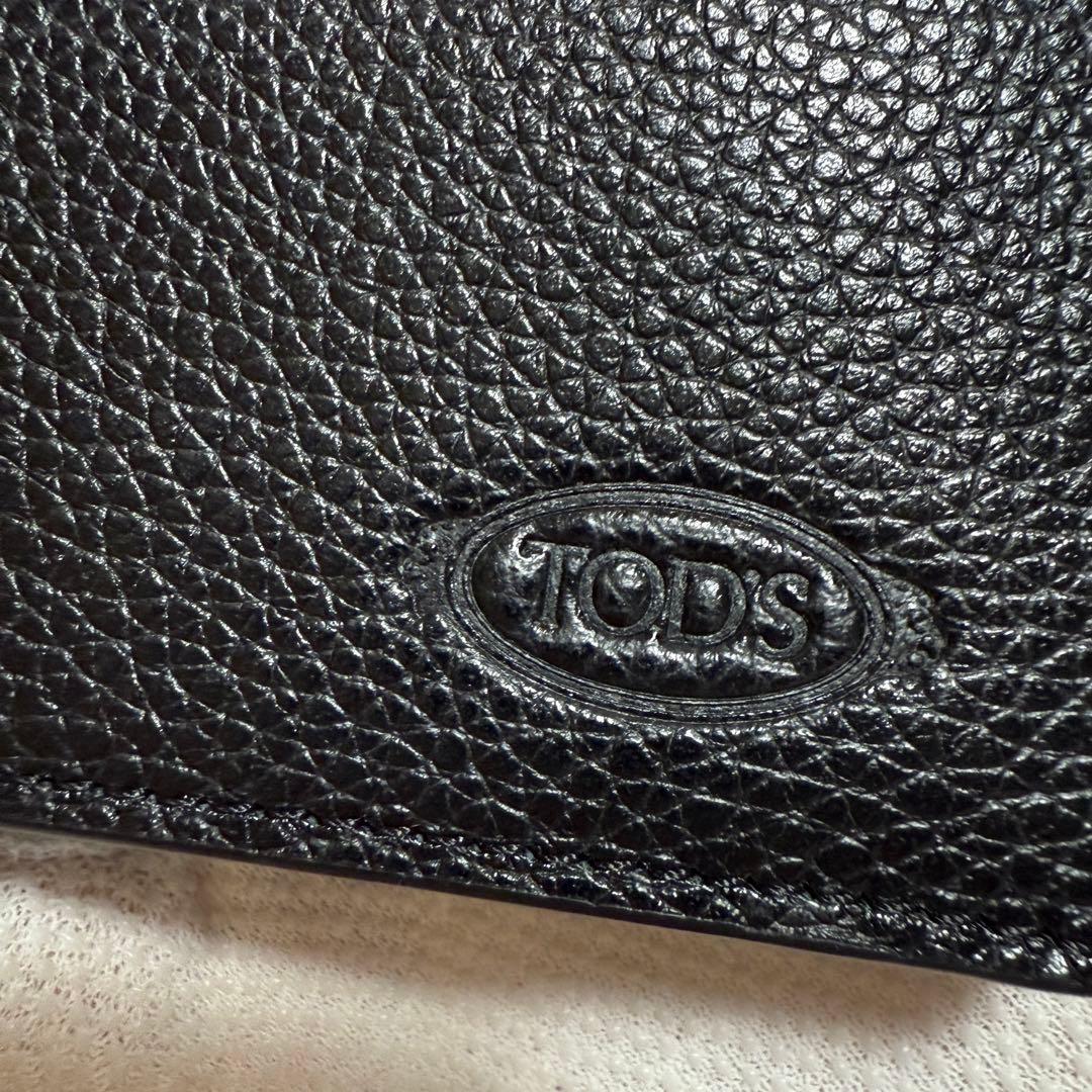 【極美品】TOD'S 名刺入れ　型押しロゴ マルチカラー