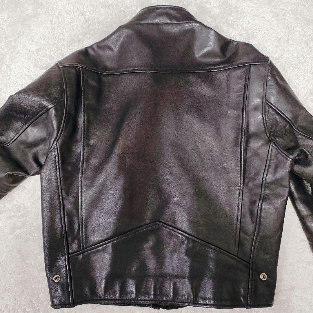 ビ*ー様 Harley-Davidson 本革 シングルライダース ブラック