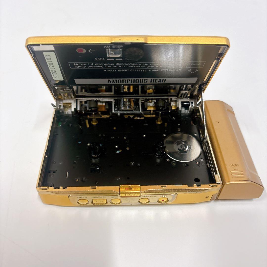 通電確認済み ジャンクAIWA ラジカセHS-JX909D ゴールド