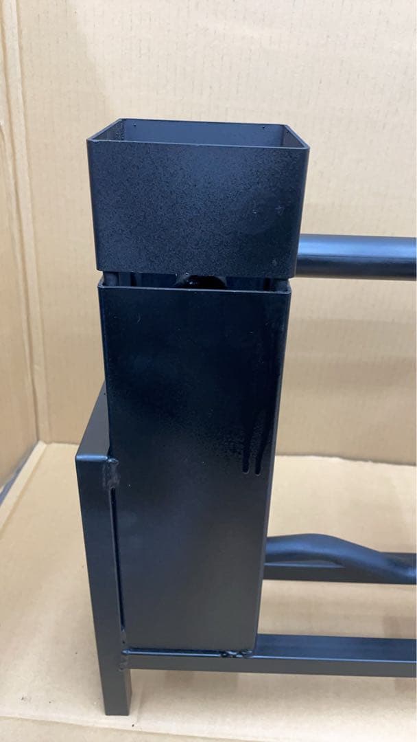 廃油ストーブ　ロケットストーブ　送風機付き