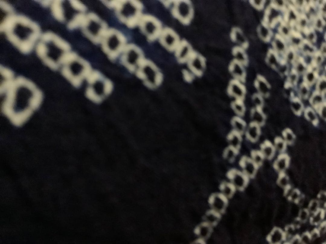 浴衣　有松絞り　浴衣反物　平安絵巻　木綿　藍染め