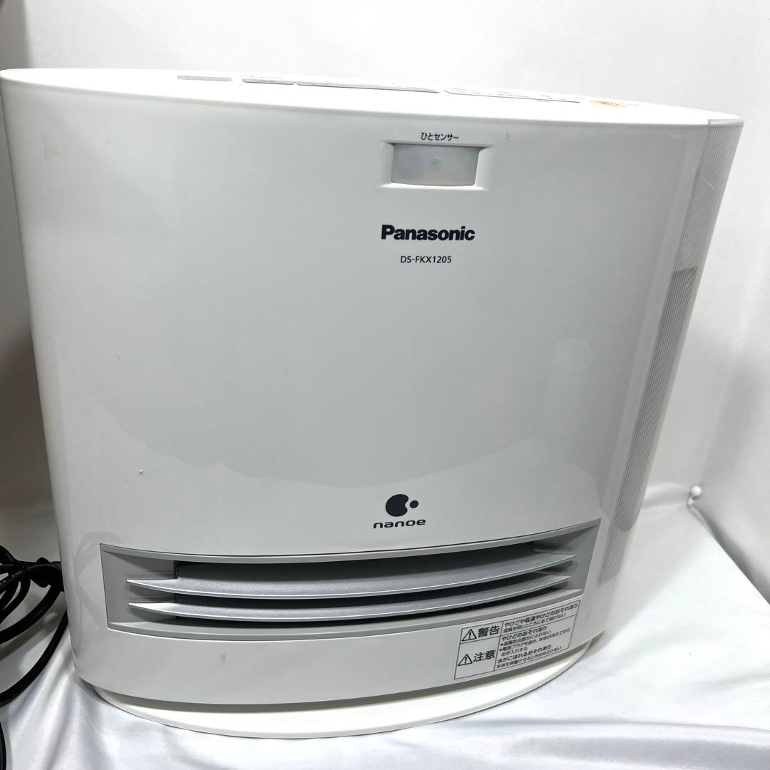 Panasonic 加湿　セラミック　ファンヒーター DS-FKX1205-W