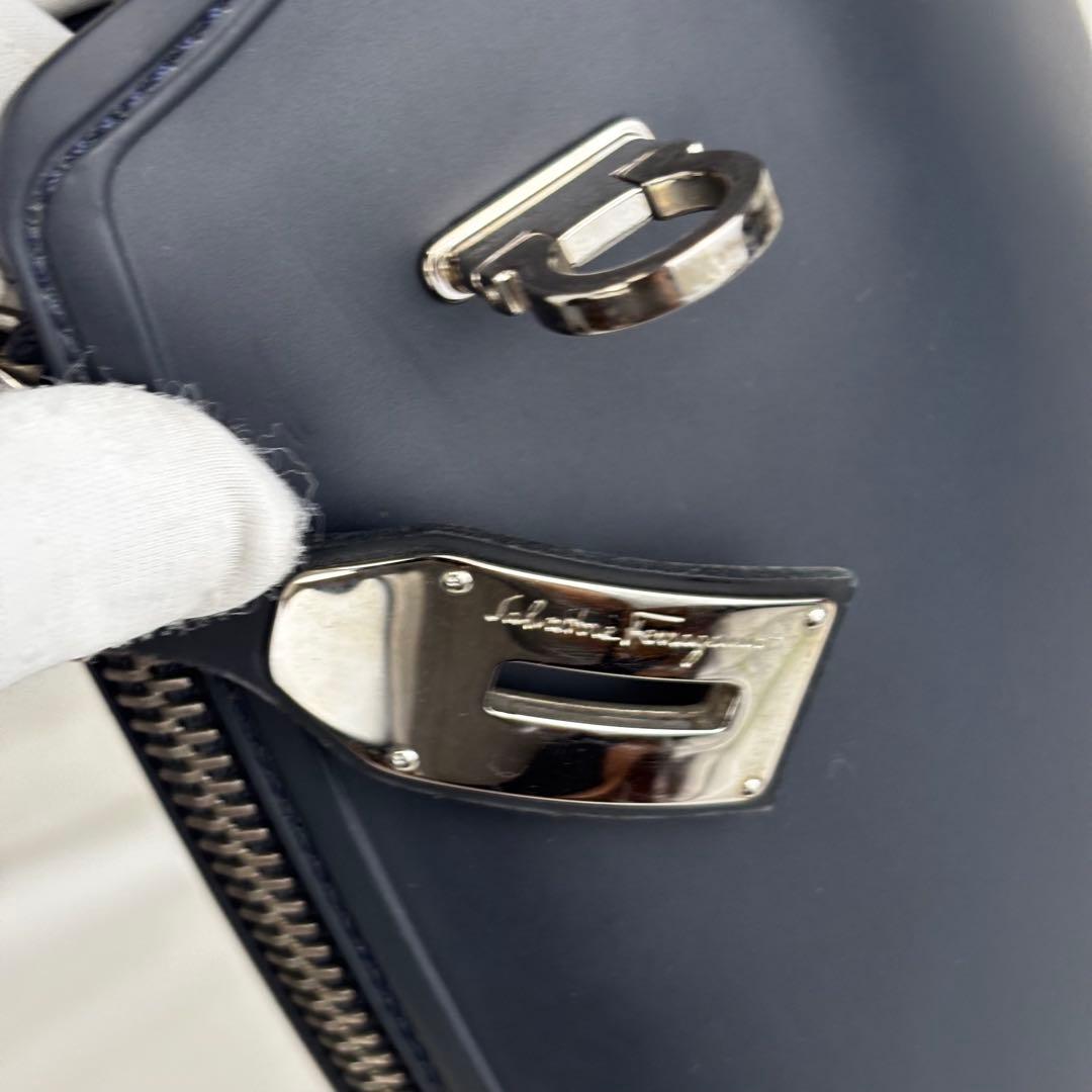 ✨美品✨ フェラガモ ガンチーニ ブラック レインブーツ