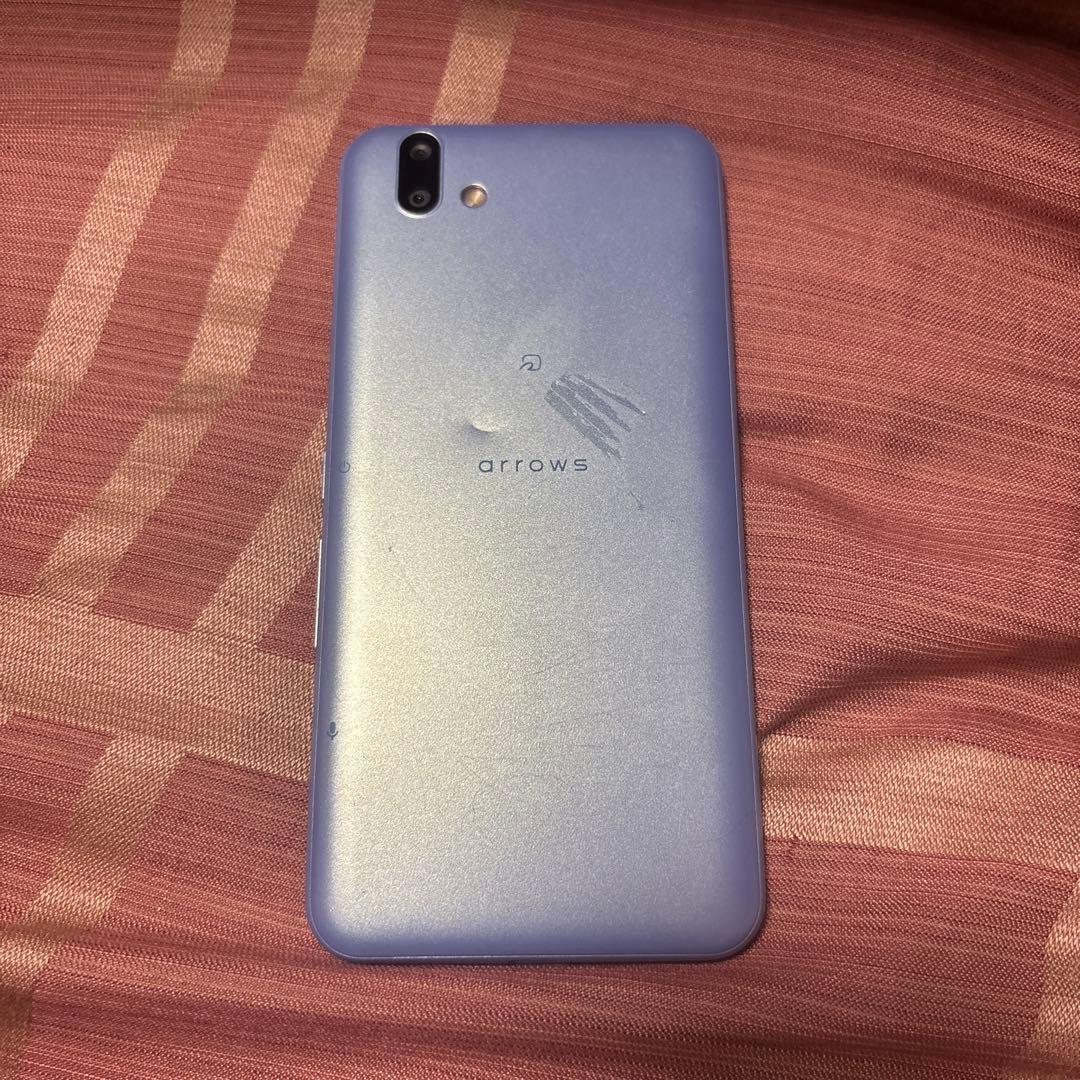 arrows スマートフォン 本体 ライトブルー