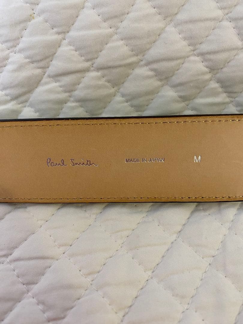 【送料込】ポールスミス Paul Smith レザーベルト(M)／新品・未使用