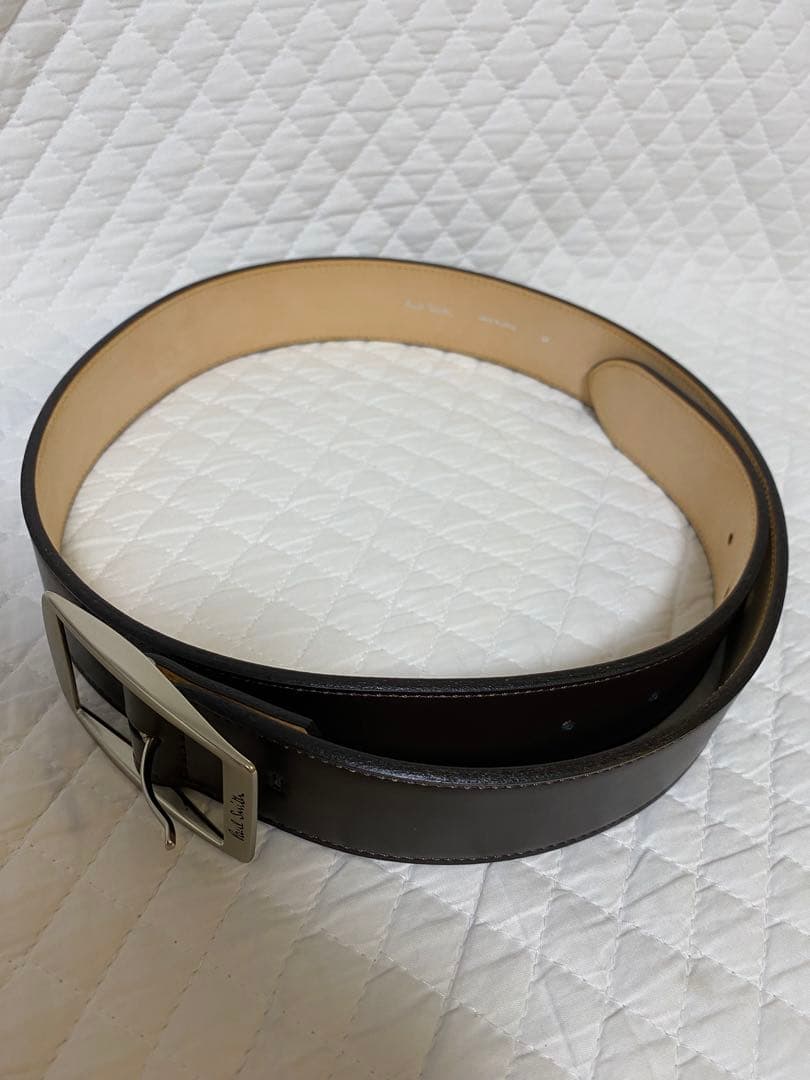 【送料込】ポールスミス Paul Smith レザーベルト(M)／新品・未使用