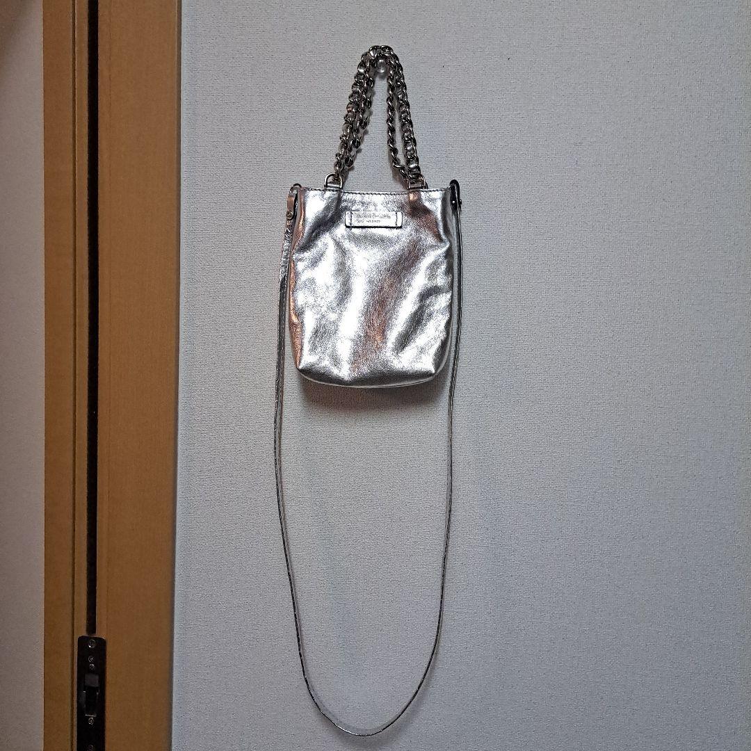 GIANNI CHIARINI　カミッラ　 シルバー　ショルダーバッグ