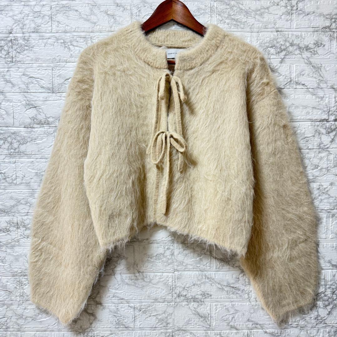 【美品 】ADAM ET ROPÉ アルパカフラッフィーカーディガン F